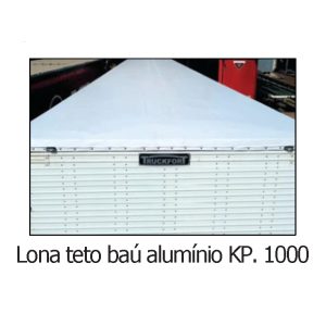 Lona teto baú alumínio KP. 1000